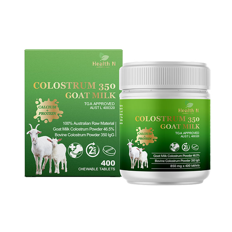 Health N COLOSTRUM 350 Goat Milk (400 Capsules)