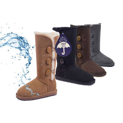 Auzland Classic 3 Button Boots