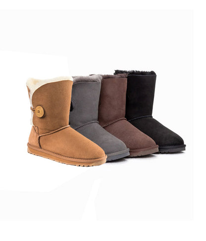Ozwear OB363Classic Short Button Boots