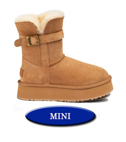 Ozwear OB890 Platform Buckle Boots