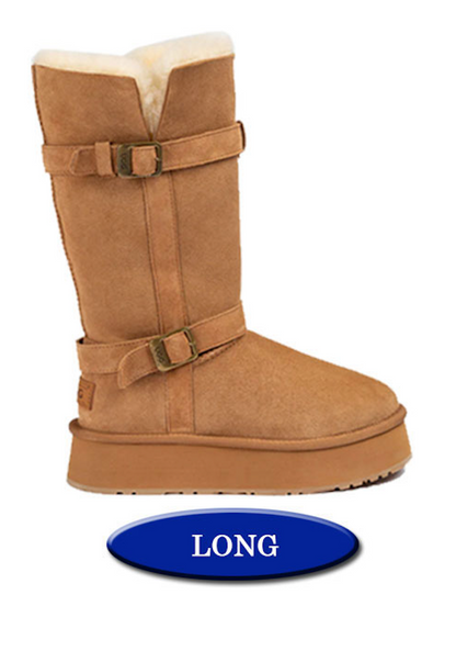 Ozwear OB890 Platform Buckle Boots